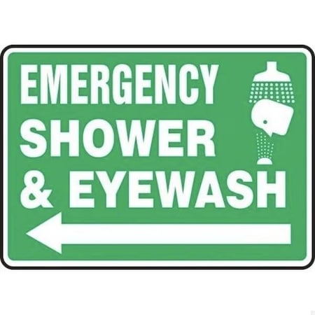 Accuform SAFETY SIGN EMERGENCY SHOWER AND MFSD427XT MFSD427XT